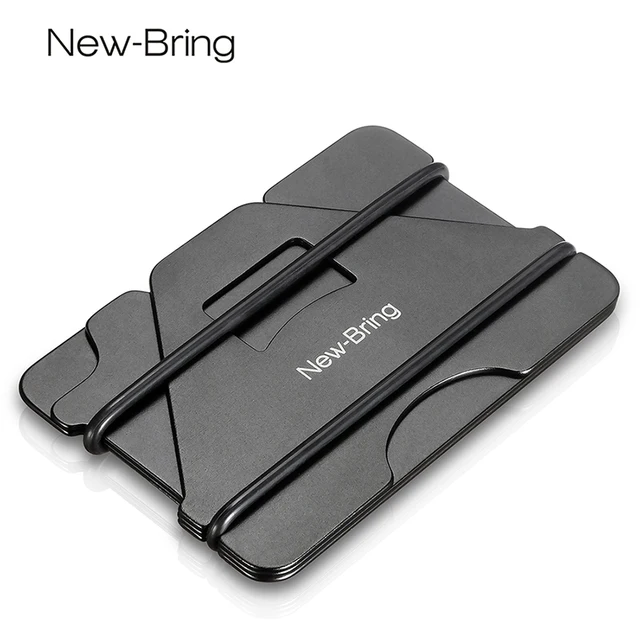 newbring multiple function metal credit card holder black pocket box business cards id wallet with rfid - Business Card Holder Wallet newbring multiple function metal credit card holder black pocket box business cards id wallet with rfid - Business Card Holder Wallet
