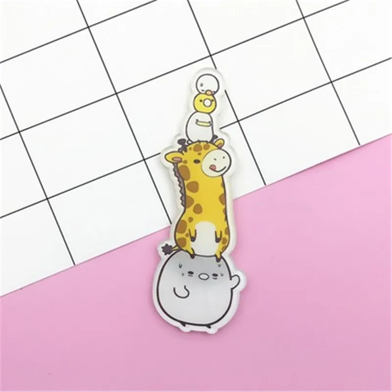 FFFPIN Cartoon Brooch Giraffe Rabbit Cat Dog Pins Animal Badges Women Girl Japan Harajuku Jewelry Backpack Accessories Ornament