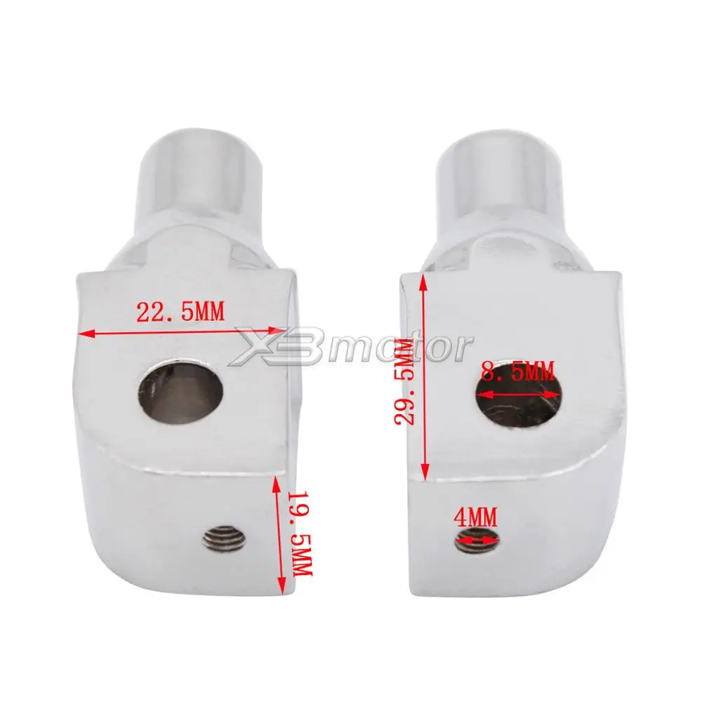 Пассажирские подножки задние опорные подножки для Honda VTX1300 VTX1800 VT1300 Shadow VT750 Spirit Phantom RS VT1100 Aero ACE