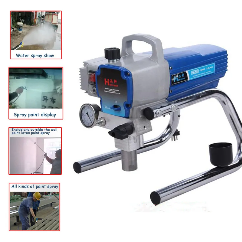 

H680/H780 High Pressure Airless Spraying Machine 220V Professional Airless Spray Gun Paint Sprayer Wall Spray Paint Sprayer 1PC