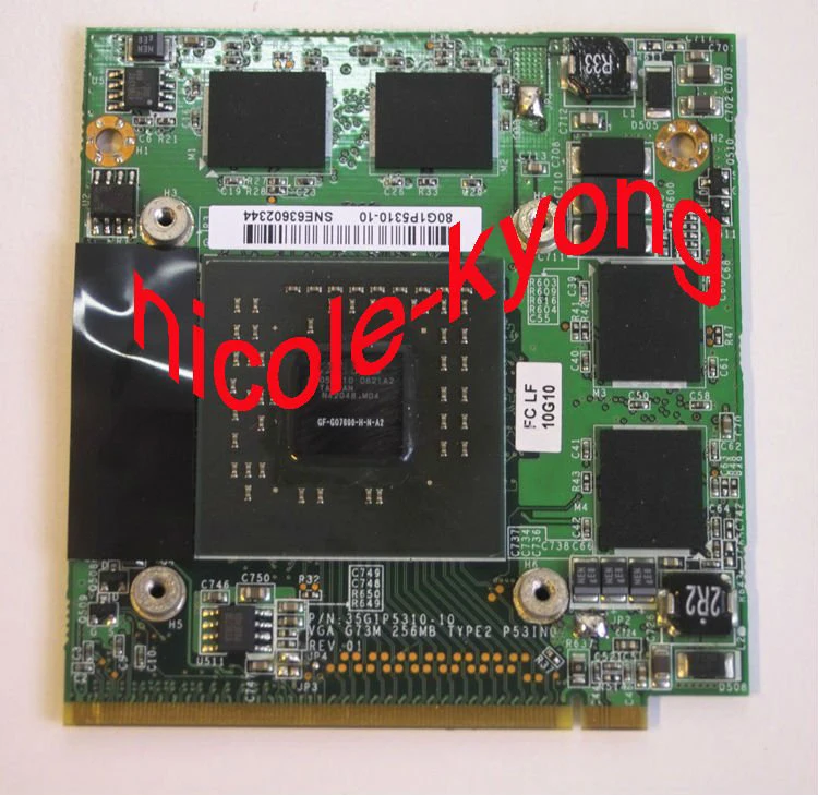 80G1P7110-10F Go7600 VGA Видео карта для Fujitsu Amilo A1667G A3667G M1437G M1439G M1667G M3438G M3667G M4438G Pi 1536 Pi 1537