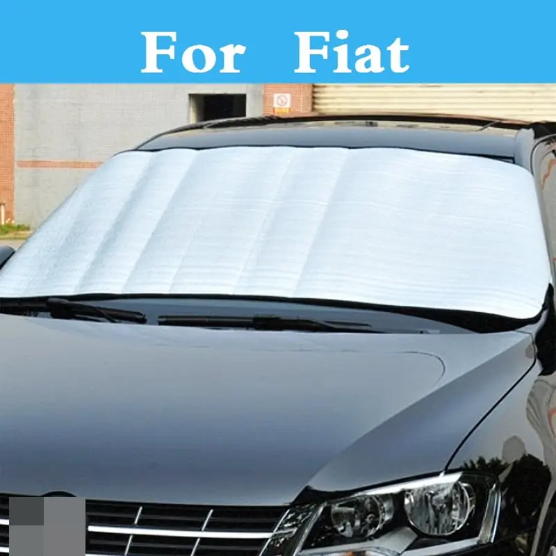 Window Foils Windshield Sun Shade Visor Car Cover UV Protect Film For Fiat Palio Panda Sedici Seicento Siena Stilo car-window-covers-for-sun