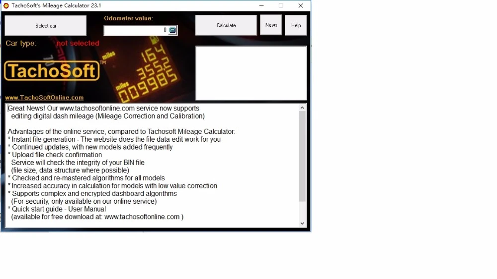 Tachosoft Mileage Calculator software, free download Tachosoft Mileage Calculator software, free download