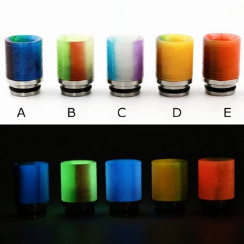 

1PC 810 Drip Tip Resin Luminous Wide Bore Mouthpiece For TFV8 Atomizer Vaporizer Tank E Cigarette Vape Accessories