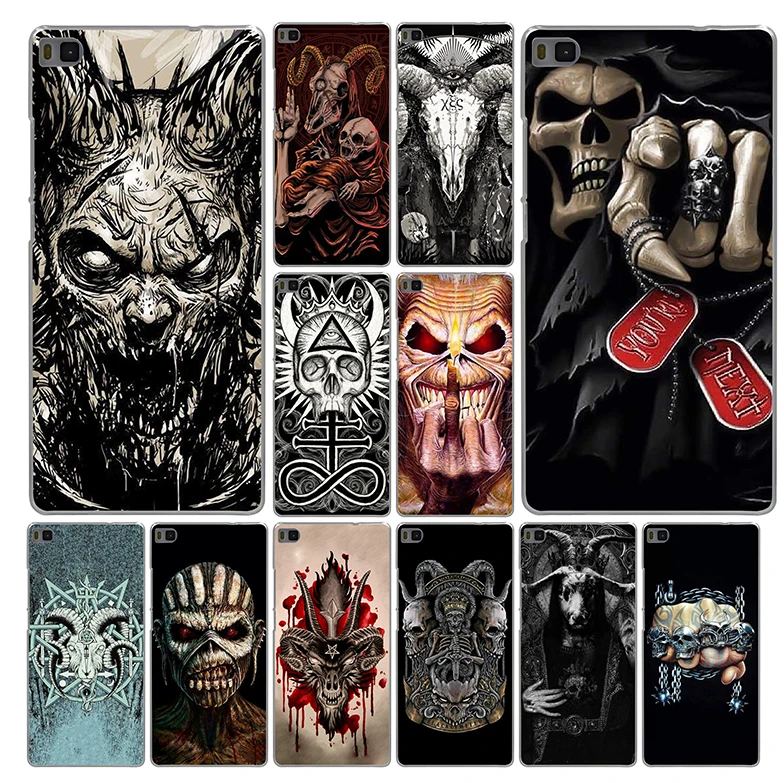 

Lavaza Satanic Scary Skull Phone Case for Huawei Mate 30 20 10 Pro Y9 Y7 Y5 Y6 Prime 2018 2017 II & Nova 3 3i 2i lite