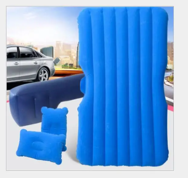 Versión actualizada cojín cama de coche cama de aire inflable colchón de viaje Camping Universal SUV 5 colores