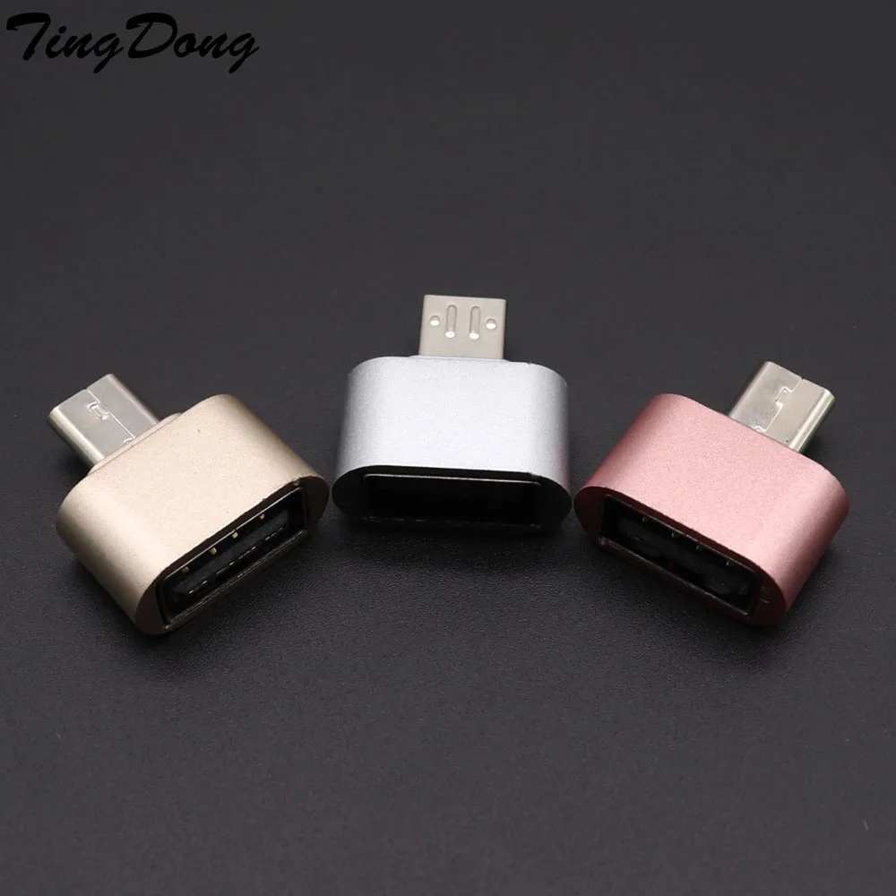 

TingDong Etmakit Micro USB To USB OTG Adapter 2.0 Converter For Tablet Pc to Flash Mouse Keyboard NK-Shopping