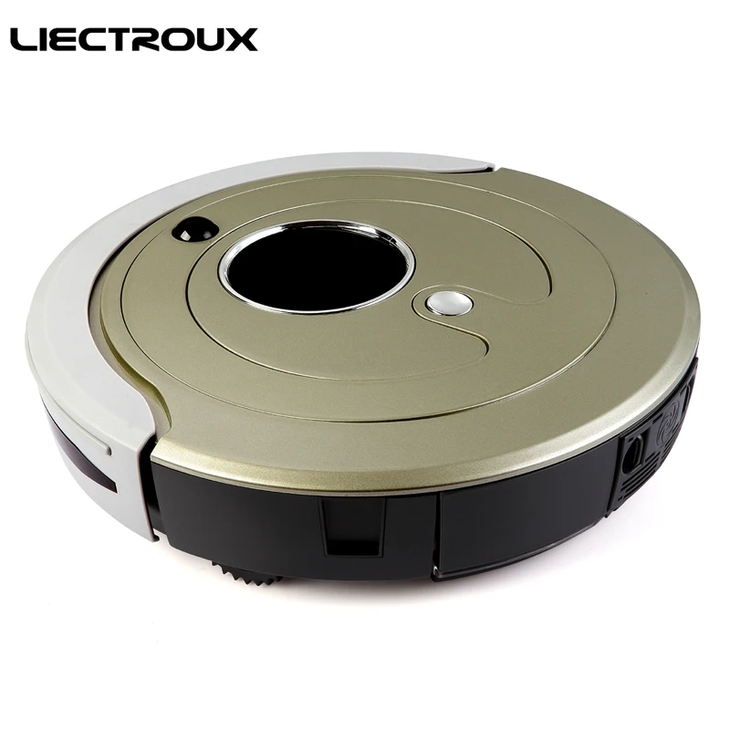 

Liectroux D6601 Robot Vacuum Cleaner, Zigzag Mode,Day&Night Recognition, Double Main Brushes, Virtual Blocker, Aluminum Fan