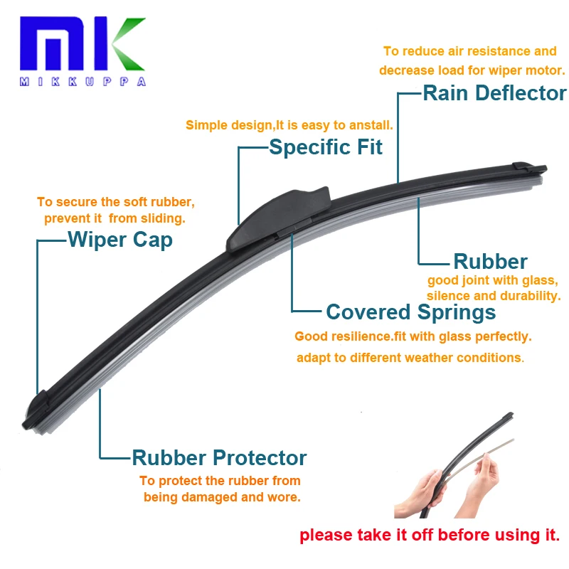 Skup Gumowe wycieraczki gumowe dla Toyota Auris 2007 2008 2009 2010 2011 2012 para 26 \