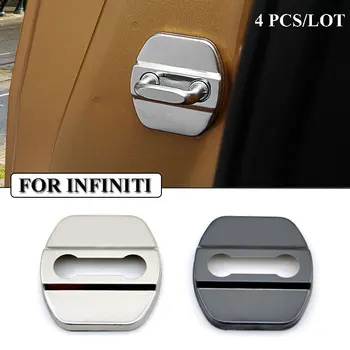 

Ceyes Car Styling Stainless Steel Door Lock Cover Case For Infiniti JX EX35 QX50 QX60 QX70 Q50 JX35 FX35 Accessories Car-Styling