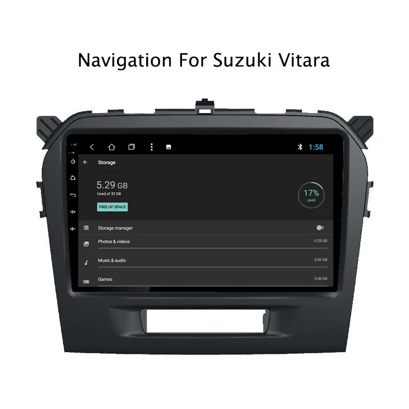 Excellent NAVITOPIA 9inch 2G RAM 32G ROM Android 8.1 Car DVD Multimedia GPS Navigation for Suzuki Vitara 2015 2016 4