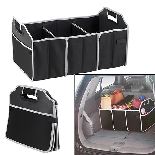 

New Arrival Automotive Collapsible Folding Flat Trunk Organizer for Picnic Travel Car SUV