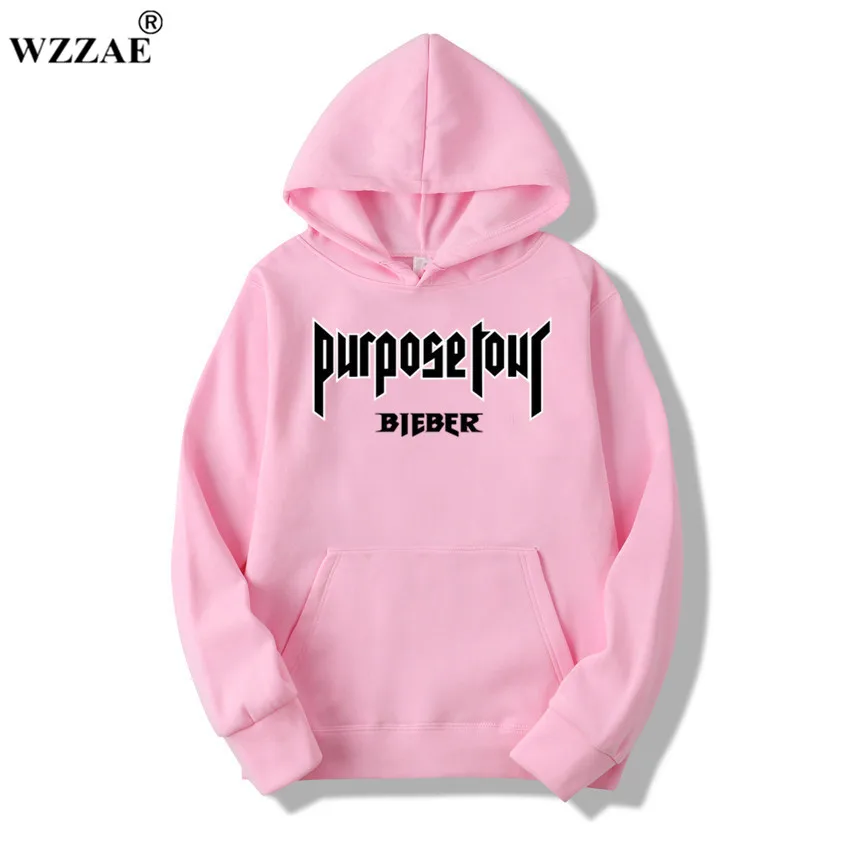 2018 New Purpose Tour Hoodies Men Justin Bieber Purpose Tour Hoodie Kanye Streetwear Brand Sweatshirts Men Swag Tyga Hoodie