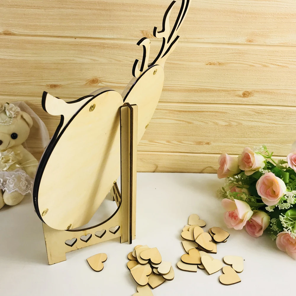 Personalized Wedding Guest Book, Drop top Heart Guest Book, Guestbook Ideas, Memorial Guestbook, Wedding Party Decor Supplies (5)