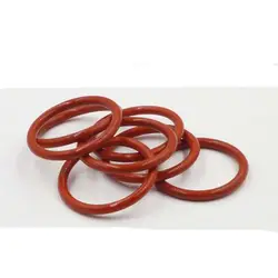 20 шт. мм 1,5 мм диаметр провода красный Силиконовый водостойкое кольцо уплотнение уплотнительное кольцо высокая термостойкость 48 мм-мм 65 мм