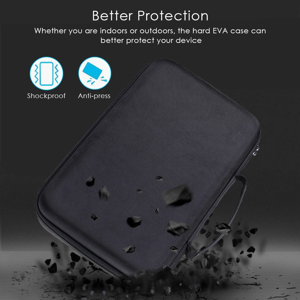 Newest Travel Hard Protective Carrying Storage Protable Strong EVA Case Bag Cover Box for Numark Party Mix|Starter DJ Controller