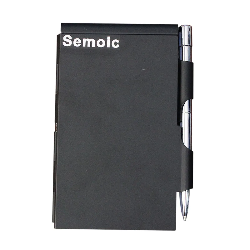 

Notepad Fold Folder Memo Note Scratch Pad Doodle Message Book W/ Pen Stationery - black