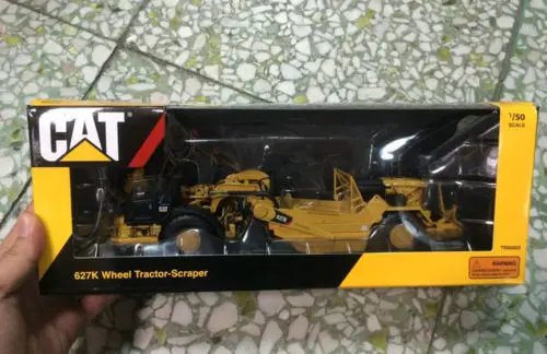 # TR80002 Tonkin Replicas CAT 627 K колесный трактор скребок гусеница 1:50 строительные