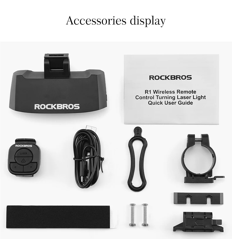 Sale ROCKBROS Bicycle Lights Waterproof Safe Warning Wireless Remote Control Seatpost Taillight mtb Bike Bicycle USB Charging Lights 26