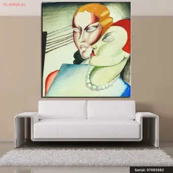 

Tamara de Lempicka Portrait Classical oil Painting Drawing art Spray Unframed Canvas wine wine airbrush kitchen figure07095982
