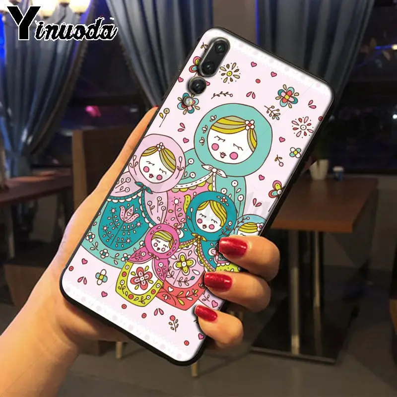 Cute Russian Dolls Pattern Matryoshka