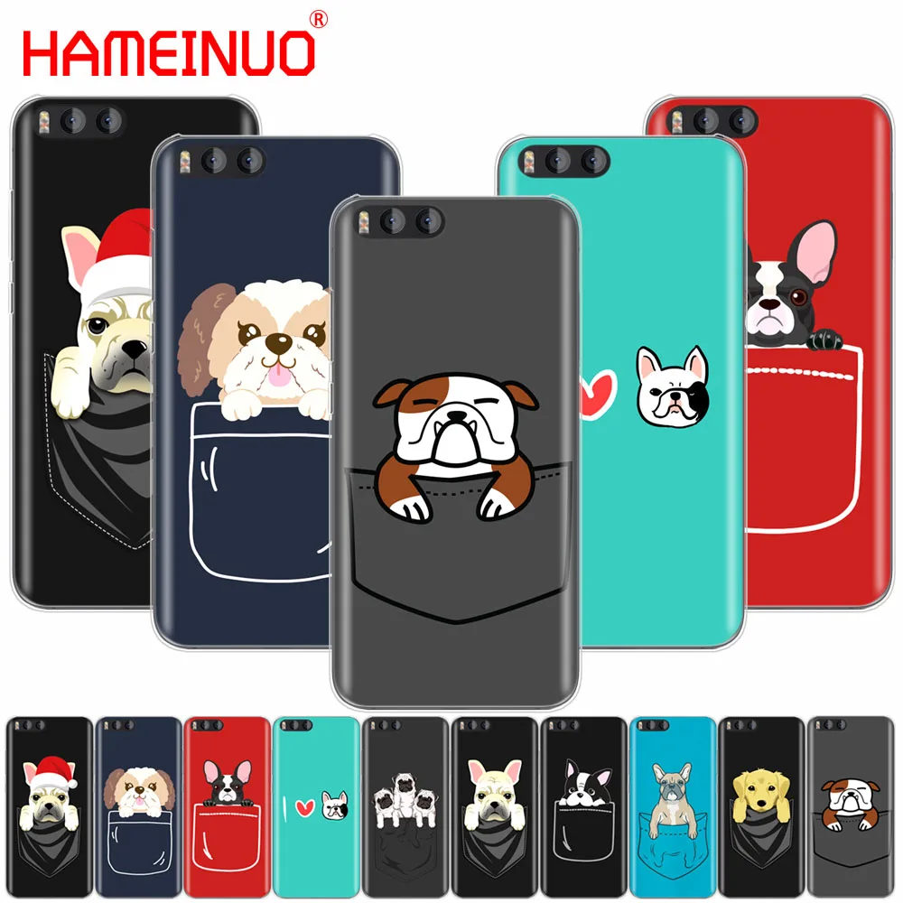 Карманный чехол HAMEINUO с рисунком бульдога для Xiaomi Mi A1 A2 3 4 5 5S 5C 5X 6 6X 4I 4C NOTE MAX 2 mix