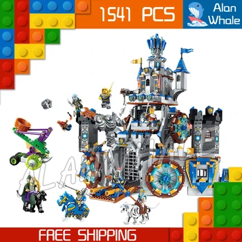 

1541pcs 2in1 The War Human VS Elves Knights Castle Attack Stormwind Tank Model Building Blocks Toys Bricks Compatible with Lago