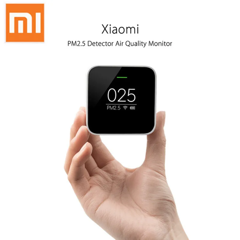 

Original Xiaomi Mijia PM2.5 Detector Air Quality Tester OLED Screen Smart Sensor Smart Control APP Adapt Mi Air Purifier Home