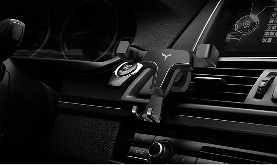 Aluminum Gravity Car Phone Holder Stand Air Vent 360 Degree Rotation For Huawei P20 iphone X 8 GPS Mobile Phone Support Bracket (17)