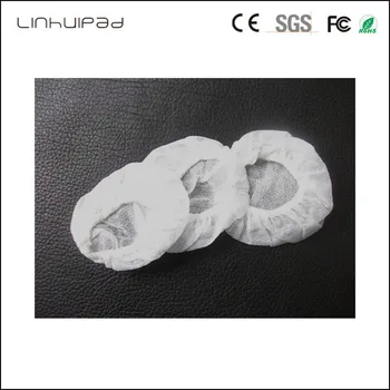 شراء Linhuipad 6-7 سنتيمتر الأسود غير المنسوجة المتاح قناع الصحية سماعة يغطي 7000 قطعة/الوحدة شحن سريع