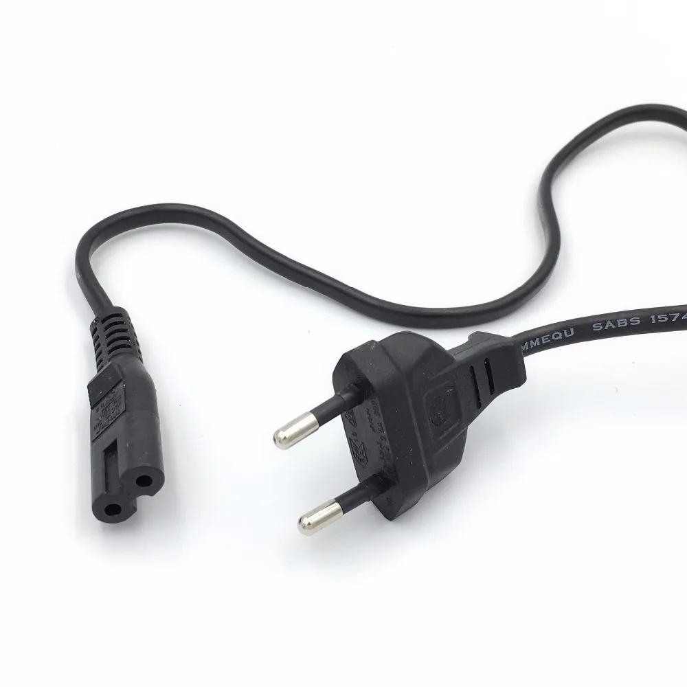 

Power Cords New AC Power Supply Adapter Cord Cable Connectors 2 pin 2-prong 50cm US Plug dropshipping
