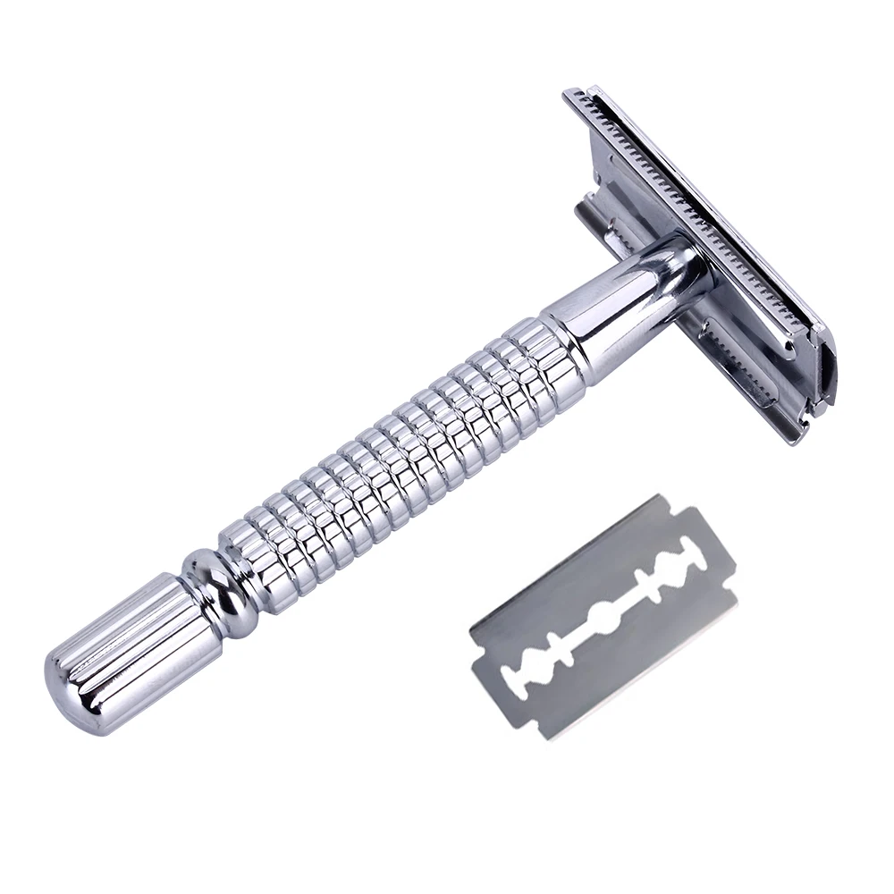 Hot 1 Razor+1 Blade Classic Shaving Razor Double edged for Men Face