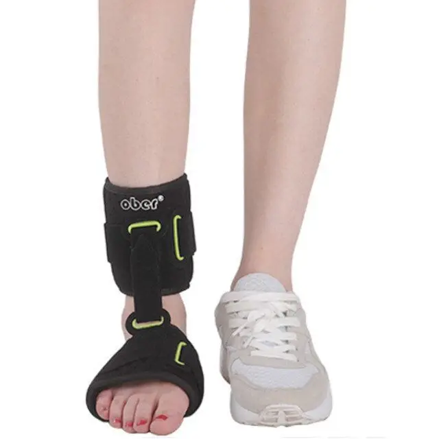 1pc Adjustable Ankle Correction Joint Foot Drop Orthosis Ankle Brace Plantarfasziitis Foot Cramp Day N Night Use Foot Healthcare