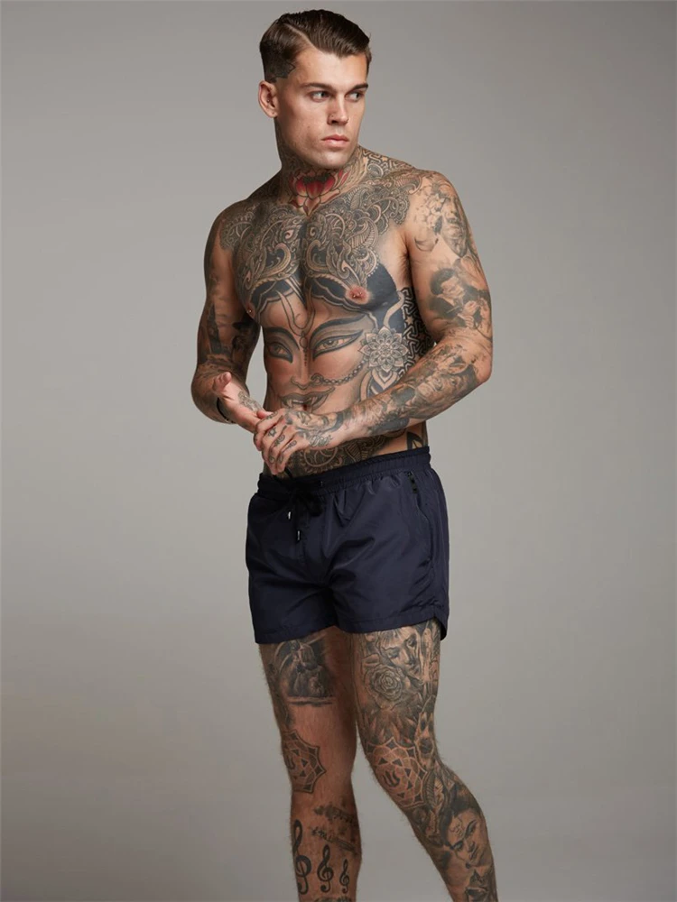 Muscleguys летние однотонные Бодибилдинг компрессия быстросохнущие шорты мужские спортивные тренажеры фитнес мужские шорты обтягивающая одежда