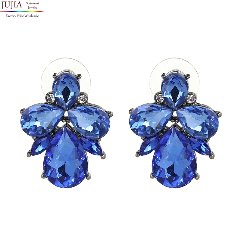 

12 colors fashion women statement stud Earrings for women fashion simple earrings Factory wholesale jewelry
