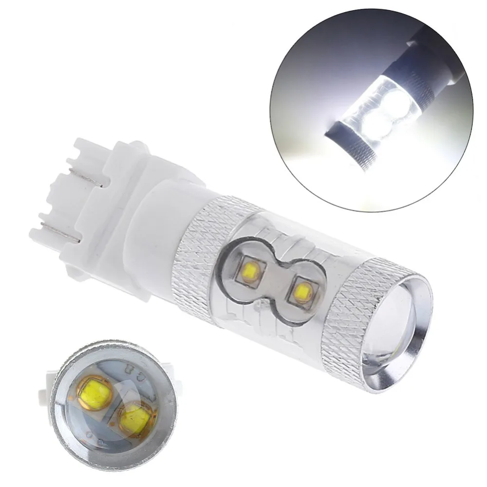 

1 x T25 3156 50W LED Car Auto Signal Brake Stop Tail Light Bulb Signal Lamp White External Lights