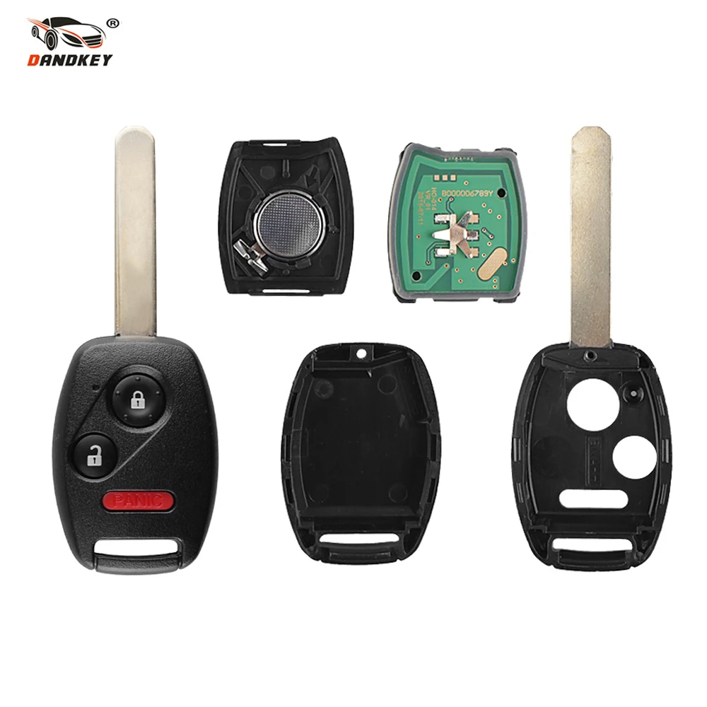 

Dandkey 2+1 Buttons For Honda Civic Pilot Remote Key MLBHLIK-1T/CWTWB1U545/N5F-S0084A/OUCG8D-380H-A With ID46 Chip 433/313.8MHz