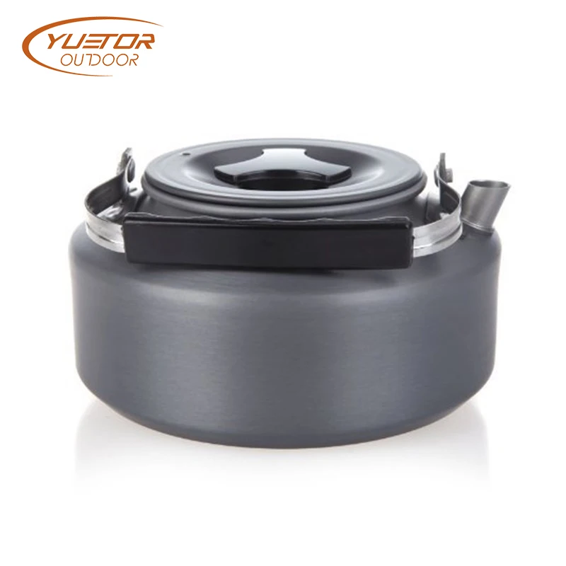 

YUETOR OUTDOOR Tableware 1.1L Tableware Camping Teapot Hiking Picnic Coffee Tea Pot Kettle Portable Tableware Cooking Pot