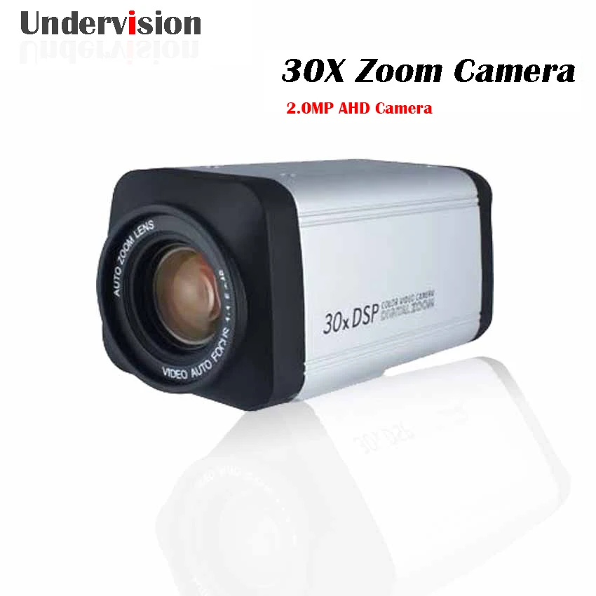 2.0MP AHD All in one camera 30X 3-90 мм зум Камеры box с WDR автоматической ДИАФРАГМОЙ DSP камеры