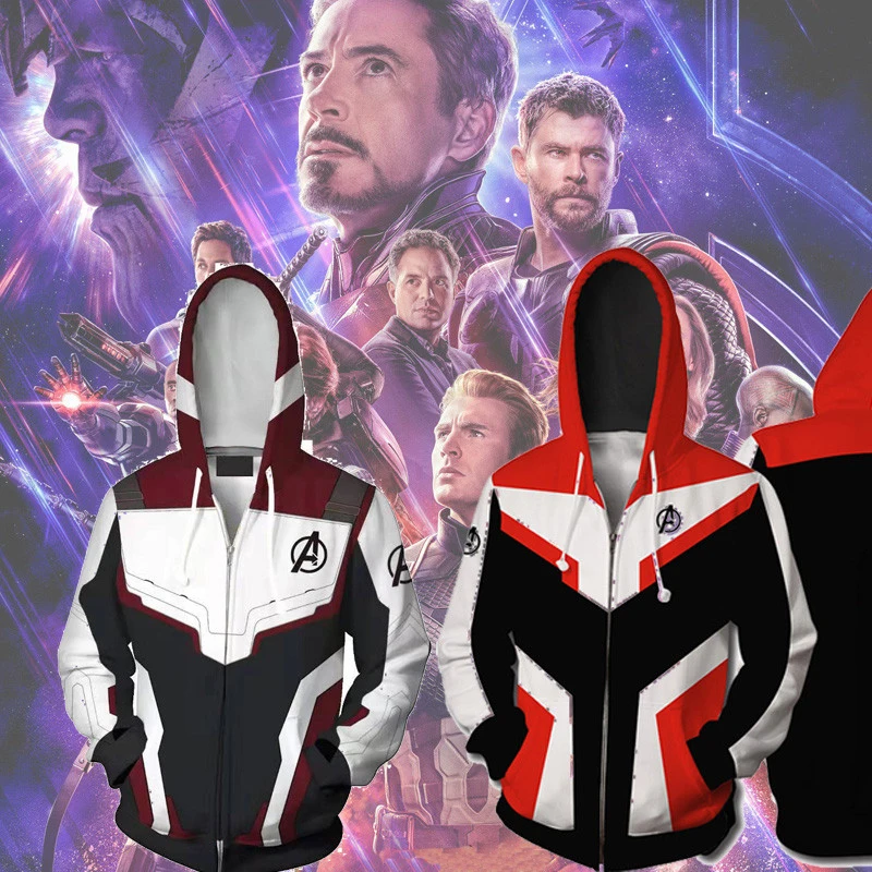 

The Avengers 4 Endgame Quantum Realm 3D Print Hoodies Men/Women Sweatshirts Cosplay Hooded Casual Coat Jacket Plus Size 5XL
