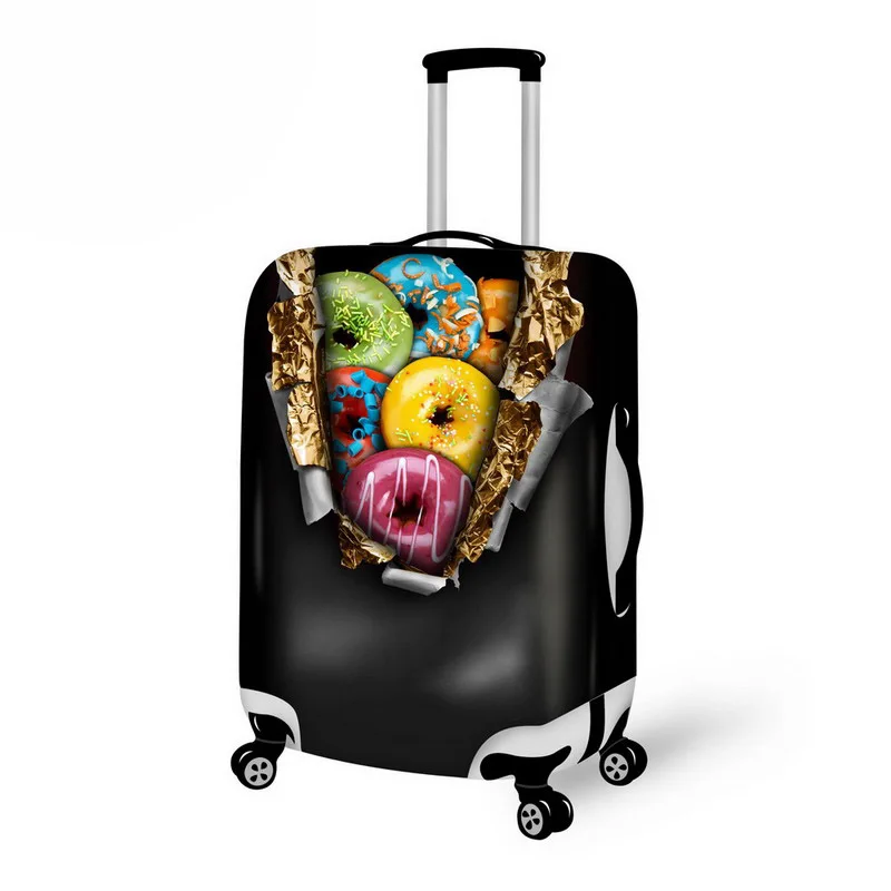 Креативный дизайн 3d принт чехол для чемодана багаж Защитная крышка на молнии подходит для 18 до 30 дюймов