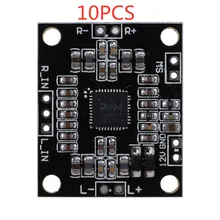 10 шт. DC 7-15 в аудио усилитель доска 2*15 Вт усилитель мощности модуль PAM8610 цифровая Поддержка двух каналов стерео класс модуль для Arduino