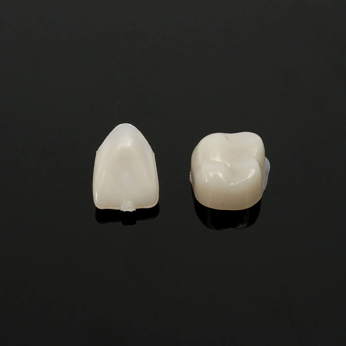 2 пачки Стоматологическая материалы Смешанная временных Корона Anteriors спереди 65 шт. + молярная 50 шт. задней природа Цвет зубы стоматолог код