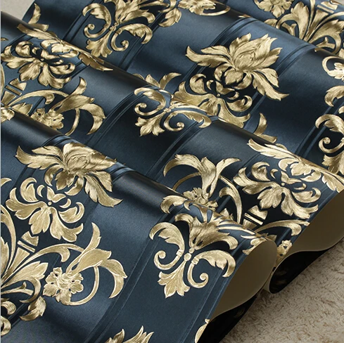 3D Damascus Luxury Background Wallpapers European 3D PVC Embossed Wall Paper Living room Bedroom Floral Striped Wallpaper Roll 3D Damascus Luxury Background Wallpapers European 3D PVC Embossed Wall Paper Living room Bedroom Floral Striped Wallpaper Roll