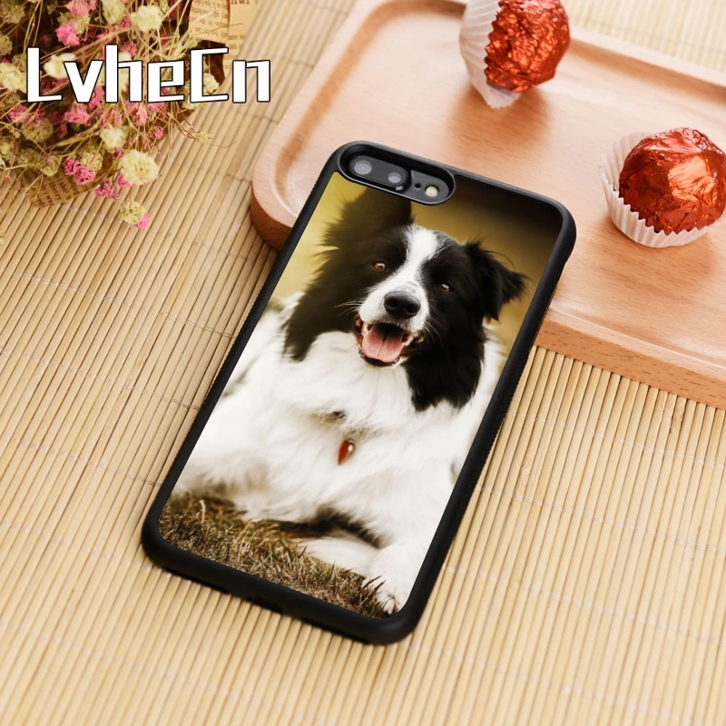 LvheCn Beautiful Fun Border Collie Dog Puppy Phone Case Cover For iPhone 11 Pro X XR XS MAX 5 6 6S 7 8 Plus samsung s7 s8 s9 s10 |