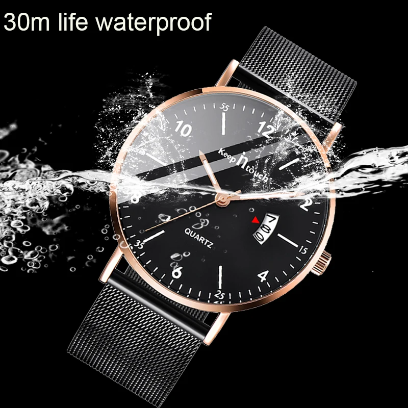 KEEP IN TOUCH Top Brand Mens Watches Quartz Luxury Fashion Military Men Watch Waterproof Sport Wris