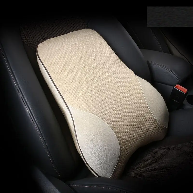 LumiParty Car Lumbar Back Support Pillow Space Memory Cotton Car Cushion Breathable chair car
