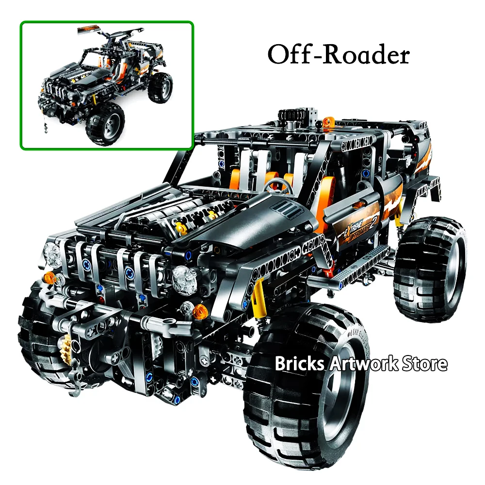 1132 шт. Fit Legioness Technic 8297 Ultimate внедорожник Автомобильный Электрический двигатель набор строительных блоков игрушки для детей рождественские