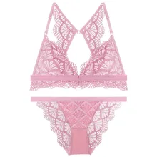 bralette black lingerie sexy Butterfly lace underwear push up bra set transparent bra and panty set see through pink ultra thin see through mesh lace bra panty set milf