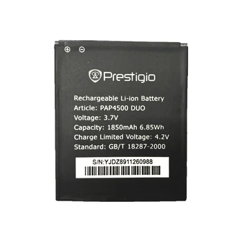 

Hekiy 3.7V 1850mAh Replacement Battery For Prestigio PAP4500 PAP 4500 DUO PAP4500DUO Bateria Batterie Mobile Phone Batteries